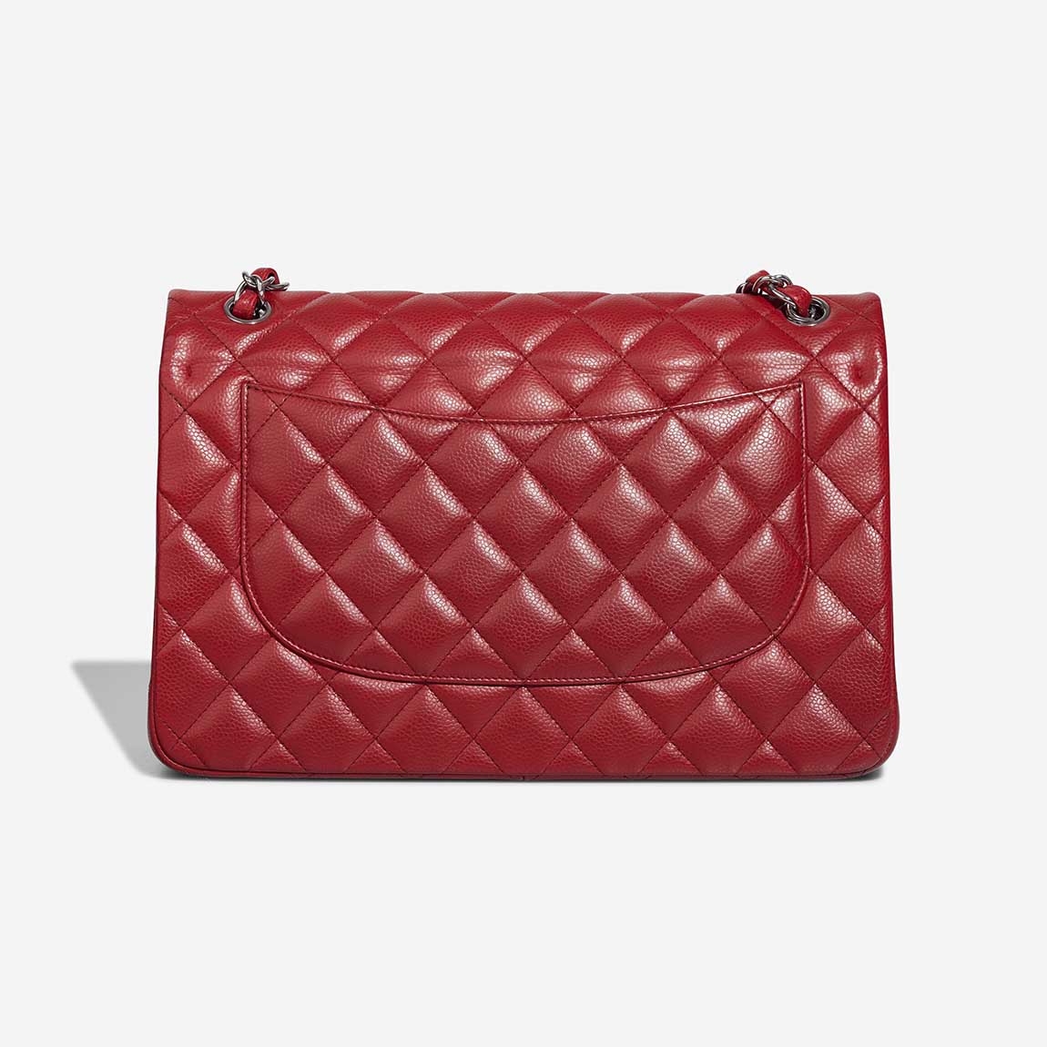 Bolsa Chanel Classic Flap Jumbo Vermelho