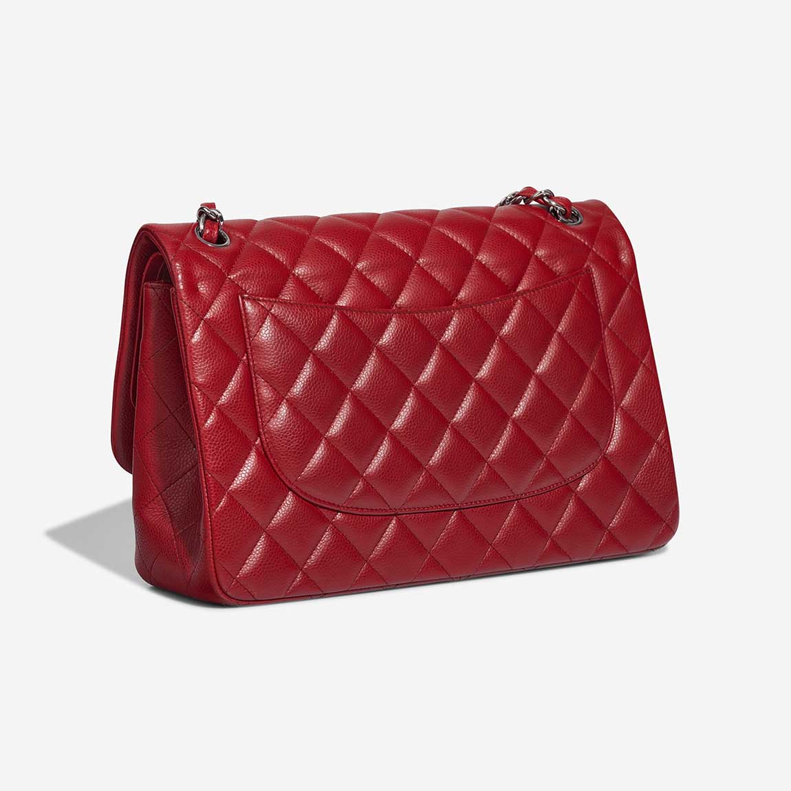 Bolsa Chanel Classic Flap Jumbo Vermelho